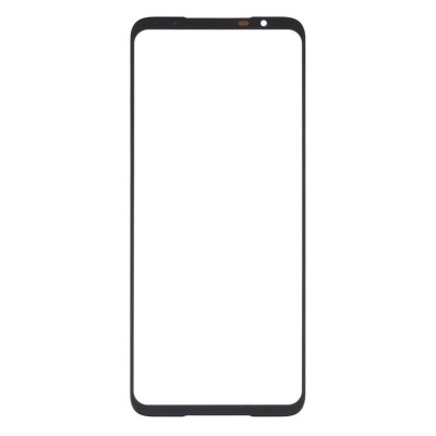 Replacement Front Glass For Asus Rog Phone 6 Black By - Maxbhi Com
