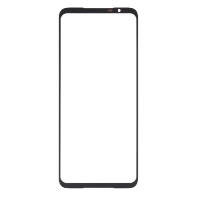 Replacement Front Glass For Asus Rog Phone 6 Black By - Maxbhi Com