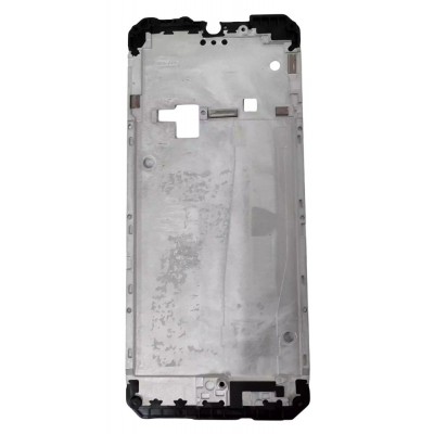 Lcd Frame Middle Chassis For Blackview Bv7100 White By - Maxbhi Com