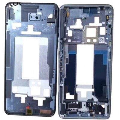 Lcd Frame Middle Chassis For Xiaomi Black Shark 5 Rs Yellow By - Maxbhi Com