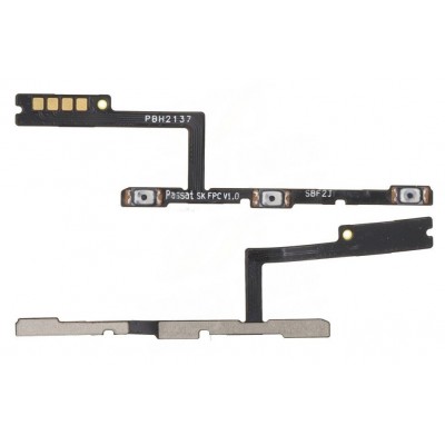 Power Button Flex Cable For Tcl 30 Plus On Off Flex Pcb By - Maxbhi Com