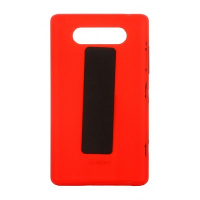 Back Panel Cover For Nokia Lumia 820 Red - Maxbhi Com