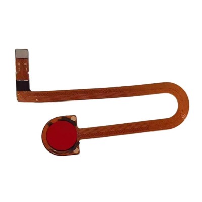 Fingerprint Sensor Flex Cable For Blackview A80s Red By - Maxbhi Com