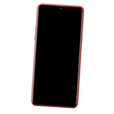 Lcd Frame Middle Chassis For Blackview A80s Red By - Maxbhi Com