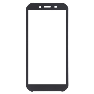 Replacement Front Glass For Doogee S40 Pro Black By - Maxbhi Com