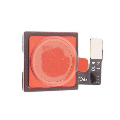 Fingerprint Sensor Flex Cable For Doogee X96 Red By - Maxbhi Com