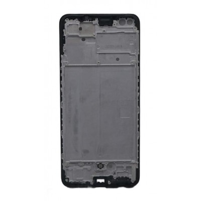 Lcd Frame Middle Chassis For Oppo F17 Pro Black By - Maxbhi Com