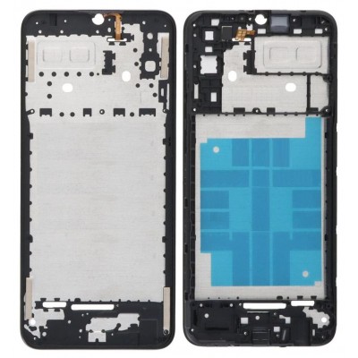 Lcd Frame Middle Chassis For Samsung Galaxy A04e Black By - Maxbhi Com