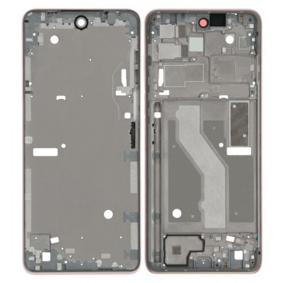 Lcd Frame Middle Chassis For Motorola Moto G Stylus 2022 White By - Maxbhi Com