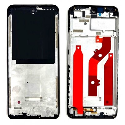 Lcd Frame Middle Chassis For Infinix Hot 20 Play Black By - Maxbhi Com