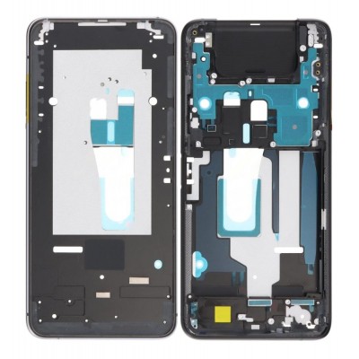 Lcd Frame Middle Chassis For Asus Zenfone 8 Flip Silver By - Maxbhi Com