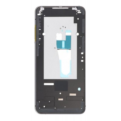 Lcd Frame Middle Chassis For Asus Zenfone 8 Flip Silver By - Maxbhi Com