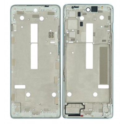 Lcd Frame Middle Chassis For Motorola Edge S30 5g Blue By - Maxbhi Com