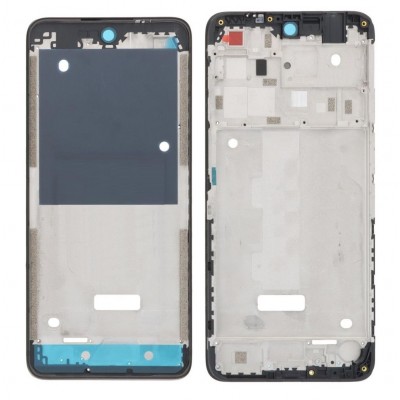 Lcd Frame Middle Chassis For Motorola Moto E22s Black By - Maxbhi Com