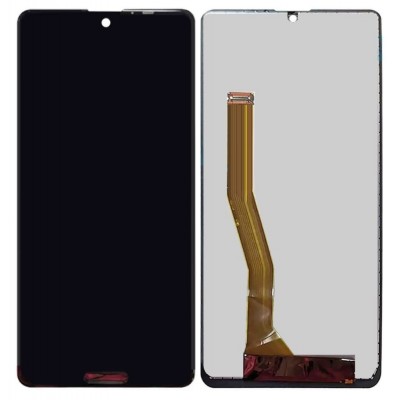 Lcd With Touch Screen For Sharp Aquos Sense 5g Black By - Maxbhi Com