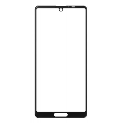 Replacement Front Glass For Sharp Aquos Sense 5g Black By - Maxbhi Com