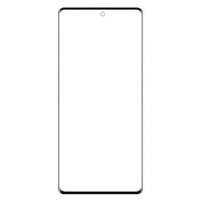 Replacement Front Glass For Vivo Iqoo 8 Pro 5g Black By - Maxbhi Com