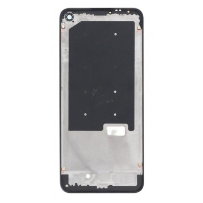 Lcd Frame Middle Chassis For Oppo A76 Black By - Maxbhi Com