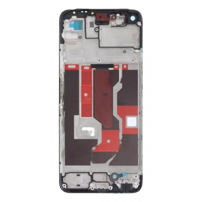 Lcd Frame Middle Chassis For Oppo A76 Black By - Maxbhi Com