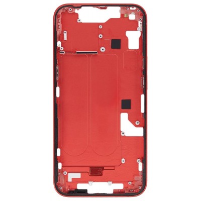 Lcd Frame Middle Chassis For Apple Iphone 14 Red By - Maxbhi Com