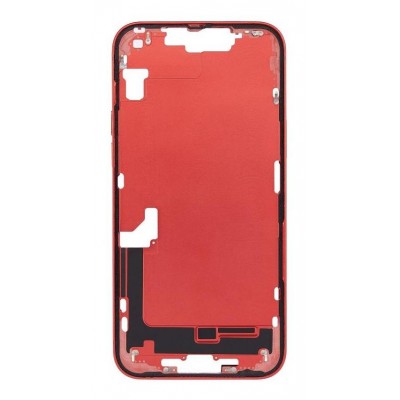 Lcd Frame Middle Chassis For Apple Iphone 14 Plus Red By - Maxbhi Com