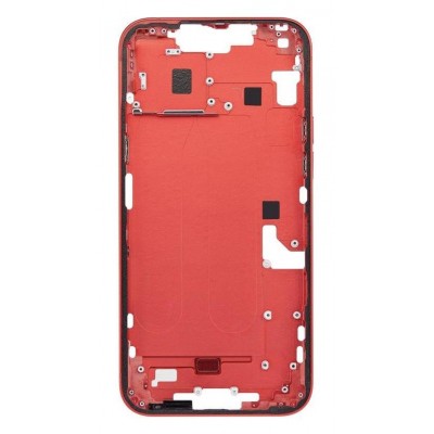 Lcd Frame Middle Chassis For Apple Iphone 14 Plus Red By - Maxbhi Com