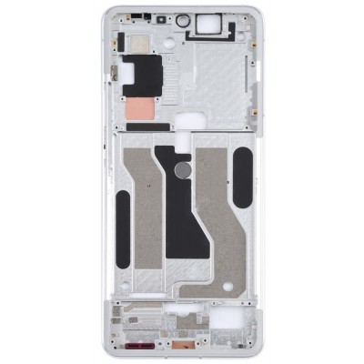 Lcd Frame Middle Chassis For Meizu 18 Pro White By - Maxbhi Com