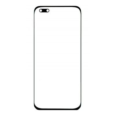 Replacement Front Glass For Huawei P40 4g Silver By - Maxbhi Com