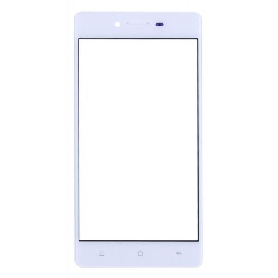 Replacement Front Glass For Oppo R7 Black By - Maxbhi Com