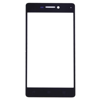 Replacement Front Glass For Oppo R7 Lite Black By - Maxbhi Com