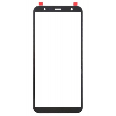 Replacement Front Glass For Samsung Galaxy J6 Plus Black By - Maxbhi Com
