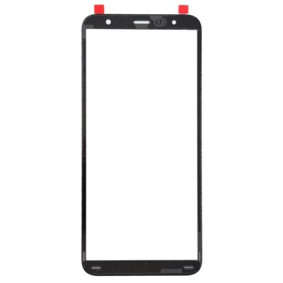 Replacement Front Glass For Samsung Galaxy J6 Plus Grey By - Maxbhi Com