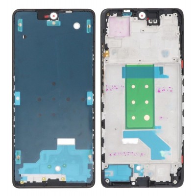 Lcd Frame Middle Chassis For Xiaomi Redmi Note 12 Pro Plus 5g Black By - Maxbhi Com