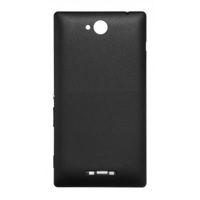 Back Panel Cover For Sony Xperia C Hspa Plus C2305 Black - Maxbhi Com