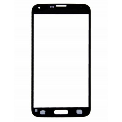 Replacement Front Glass For Samsung Galaxy S5 Smg900h Black By - Maxbhi Com