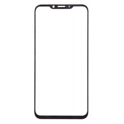 Replacement Front Glass For Meizu X8 Black By - Maxbhi Com