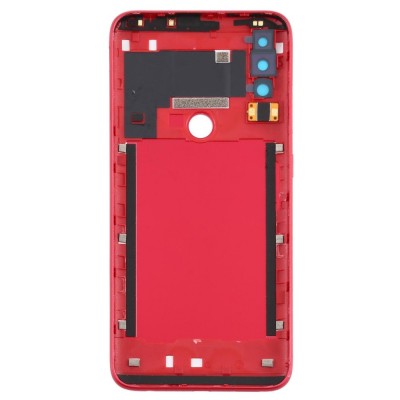 Back Panel Cover For Asus Zenfone Max Plus M2 Zb634kl Red - Maxbhi Com