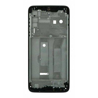Lcd Frame Middle Chassis For Motorola Moto G8 Play Black By - Maxbhi Com