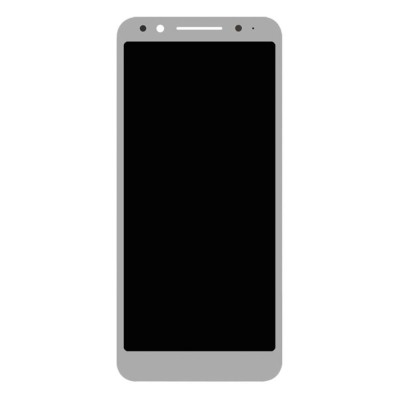 Lcd With Touch Screen For Alcatel 3 White By - Maxbhi Com