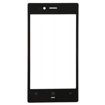 Replacement Front Glass For Nokia Lumia 928 Black By - Maxbhi Com