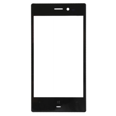 Replacement Front Glass For Nokia Lumia 928 Black By - Maxbhi Com