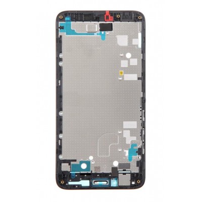 Lcd Frame Middle Chassis For Huawei Ascend G630 Black By - Maxbhi Com