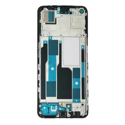 Lcd Frame Middle Chassis For Realme 9 Pro Plus 5g Black By - Maxbhi Com