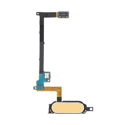 Home Button Complete For Samsung Galaxy Note 4 Usa Gold By - Maxbhi Com