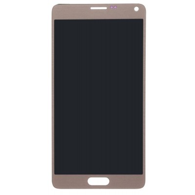 Lcd With Touch Screen For Samsung Galaxy Note 4 Usa Gold By - Maxbhi Com