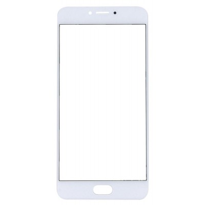 Replacement Front Glass For Meizu Pro 6 White By - Maxbhi Com