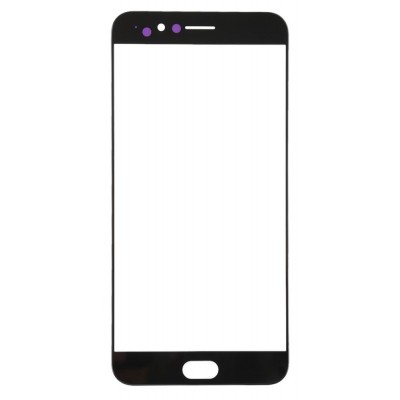 Replacement Front Glass For Oppo R11 Plus Black By - Maxbhi Com