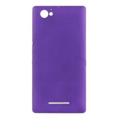 Back Panel Cover For Sony Xperia M Purple - Maxbhi Com