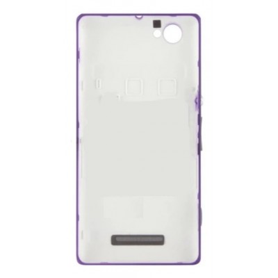 Back Panel Cover For Sony Xperia M Purple - Maxbhi Com