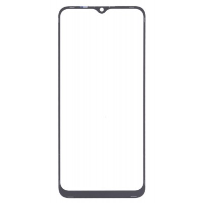 Replacement Front Glass For Realme C12 Black By - Maxbhi Com